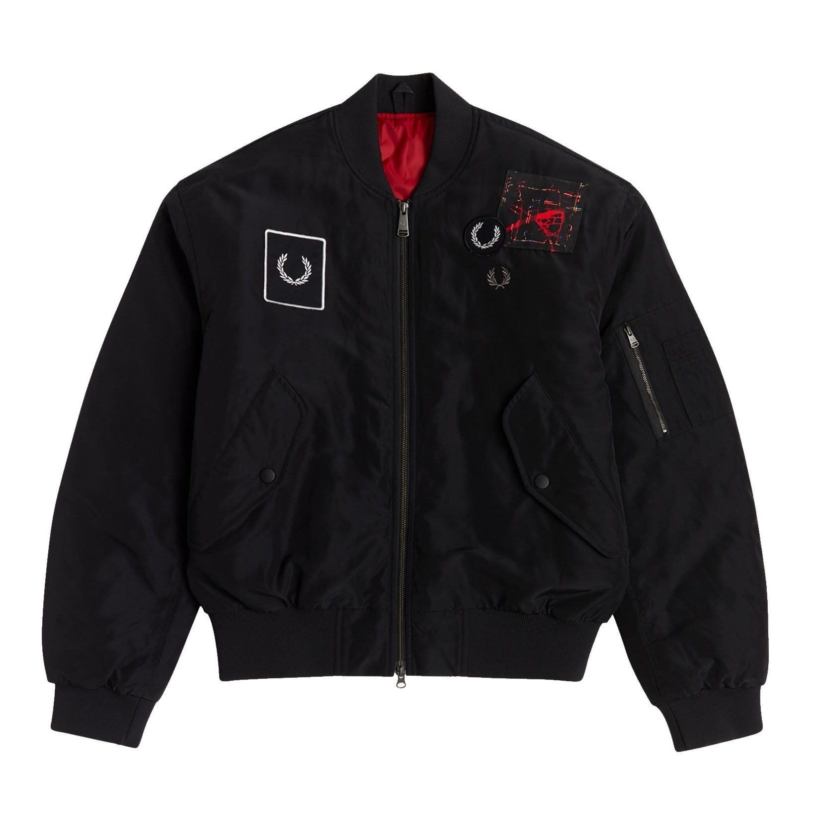 Fred Perry Bomber Jacket Black
