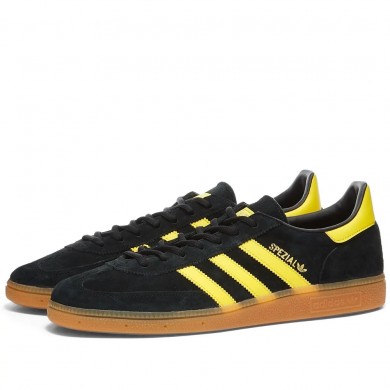 Adidas Handball Spezial Black, Yellow & Gold Metallic