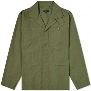 Engineered Garments Fatigue Shirt Jacket Olive Cotton Ripstop