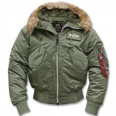 Alpha Industries 45P Hooded Sage Green