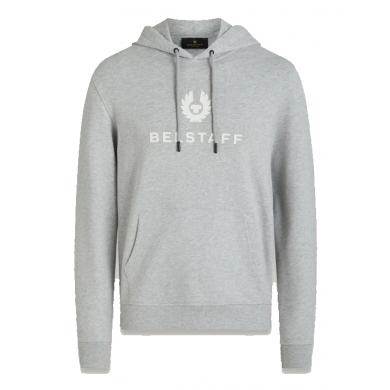 Belstaff Signature Sweatshirt Hoodie Old Siilver