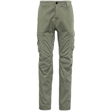 C.P. Company Stretch Sateen Loose Cargo Pants Agave Green