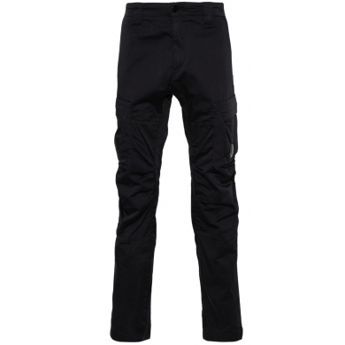 C.P. Company Stretch Sateen Loose Cargo Pants Total Eclipse