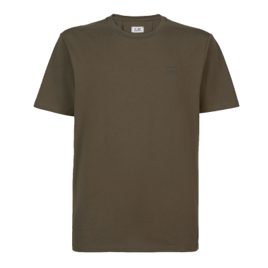 C.P. Company Jersey Logo Patch Tee Ivy Green