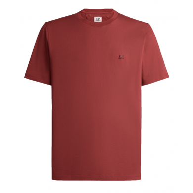 C.P. Company Jersey Logo Patch Tee Red Bud