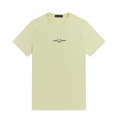 Fred Perry Authentic Small Embroidered Logo Tee Wax Yellow