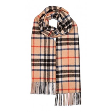 Gloverall Oversized Lambswool Scarf Thomson Camel