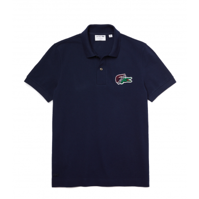 Lacoste Holiday Polo Shirt Organic Cotton Piqué Dark Navy