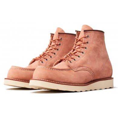 Red Wing 8208 Heritage Work 6" Moc Toe Boot Dusty Rose