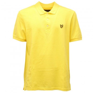 Lyle & Scott Plain Polo Shirt Sunshine Yellow