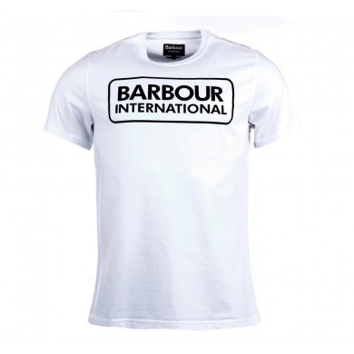 Barbour International Graphic Tee White