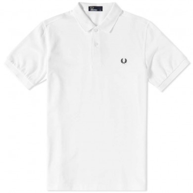 Fred Perry Slim Fit Plain Polo White