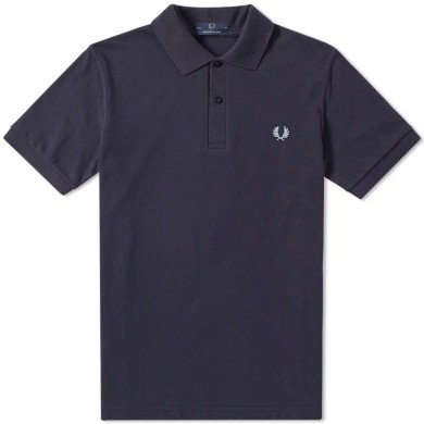 Fred Perry Reissues Original Plain Polo Navy & Ice