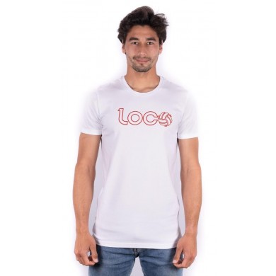Loco Marco Lenders Tee  White & Red