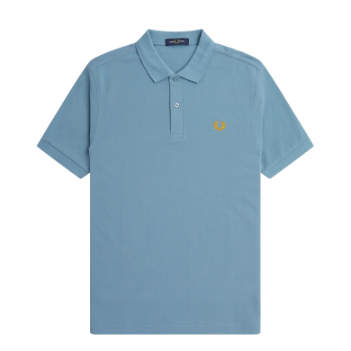 Fred Perry Slim Fit Plain Polo Ash Blue