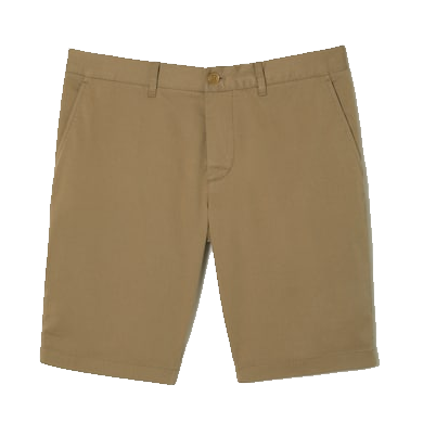Lacoste Slim Fit Stretch Cotton Bermuda Shorts Dark Beige