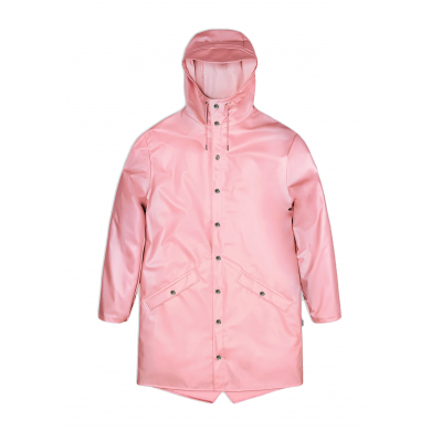Rains Long Jacket Pink Sky