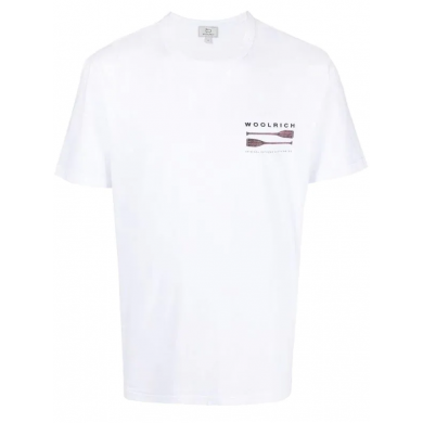 Woolrich Lakeside Cotton Tee Bright White