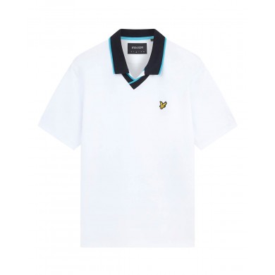 Lyle & Scott England Football Polo Shirt White