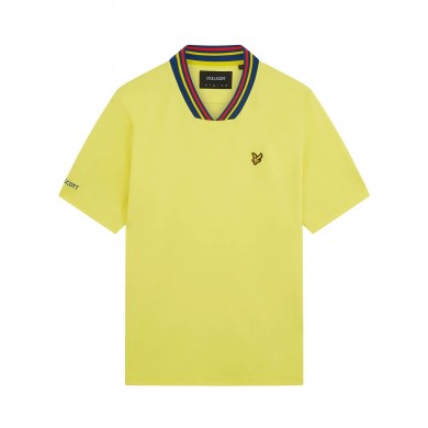 Lyle & Scott Sweden Football Polo Shirt Yellow