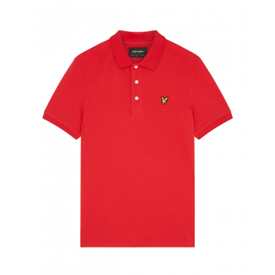 Lyle & Scott Plain Polo Shirt Gala Red